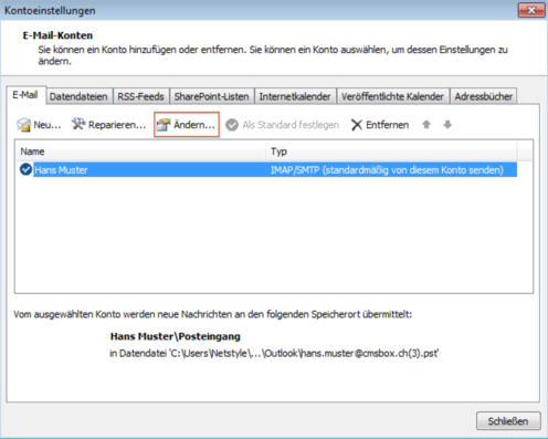 OL 2007 change imap 2 OL 2007 change imap 2