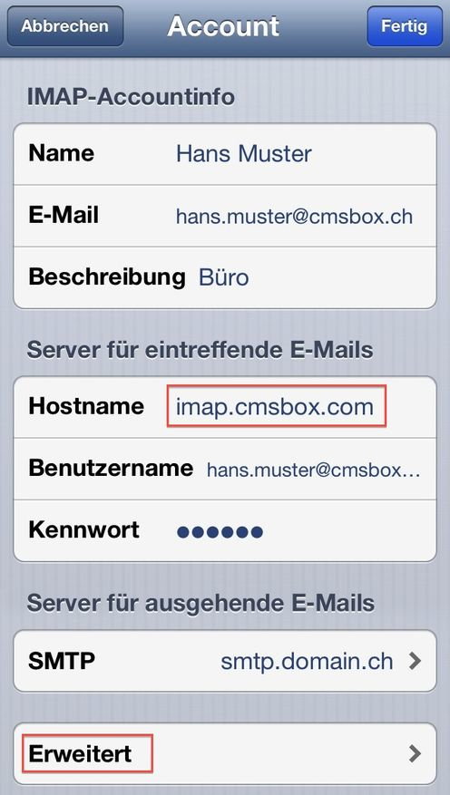 iP change imap 4 iP change imap 4