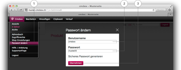 Passwort ändern