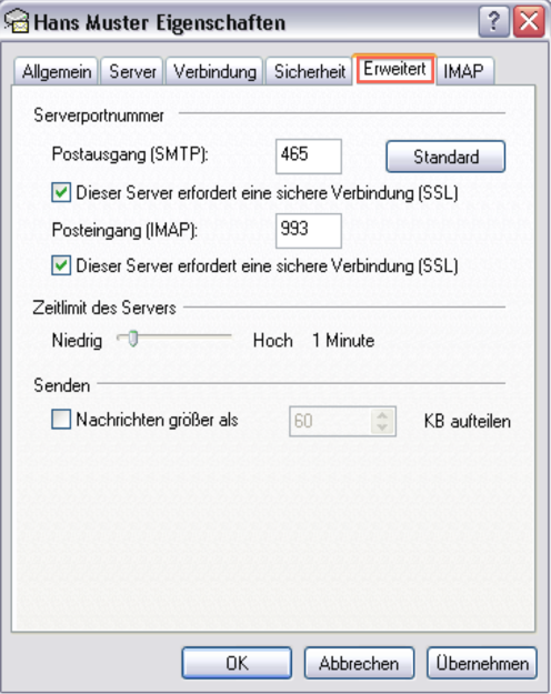 OE change imap 4 OE change imap 4