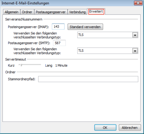 OL 2007 change imap 5 OL 2007 change imap 5