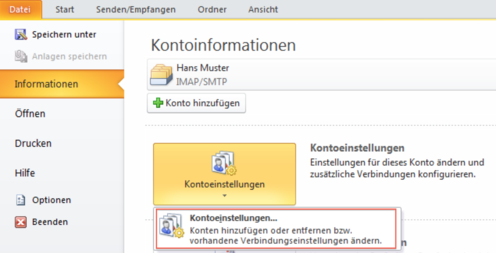 OL 2010 change imap 1 OL 2010 change imap 1